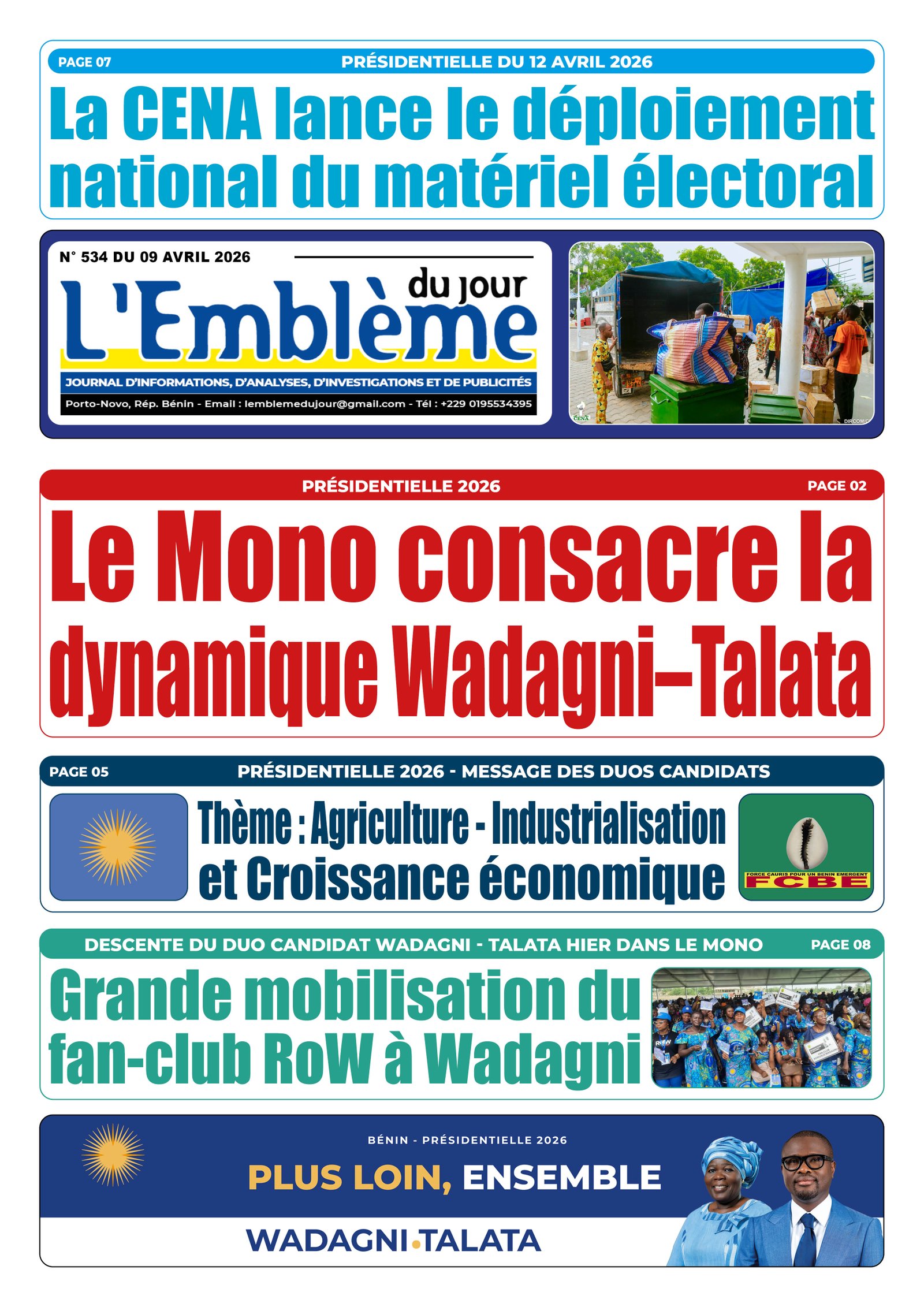 Parution du 09/04/2026