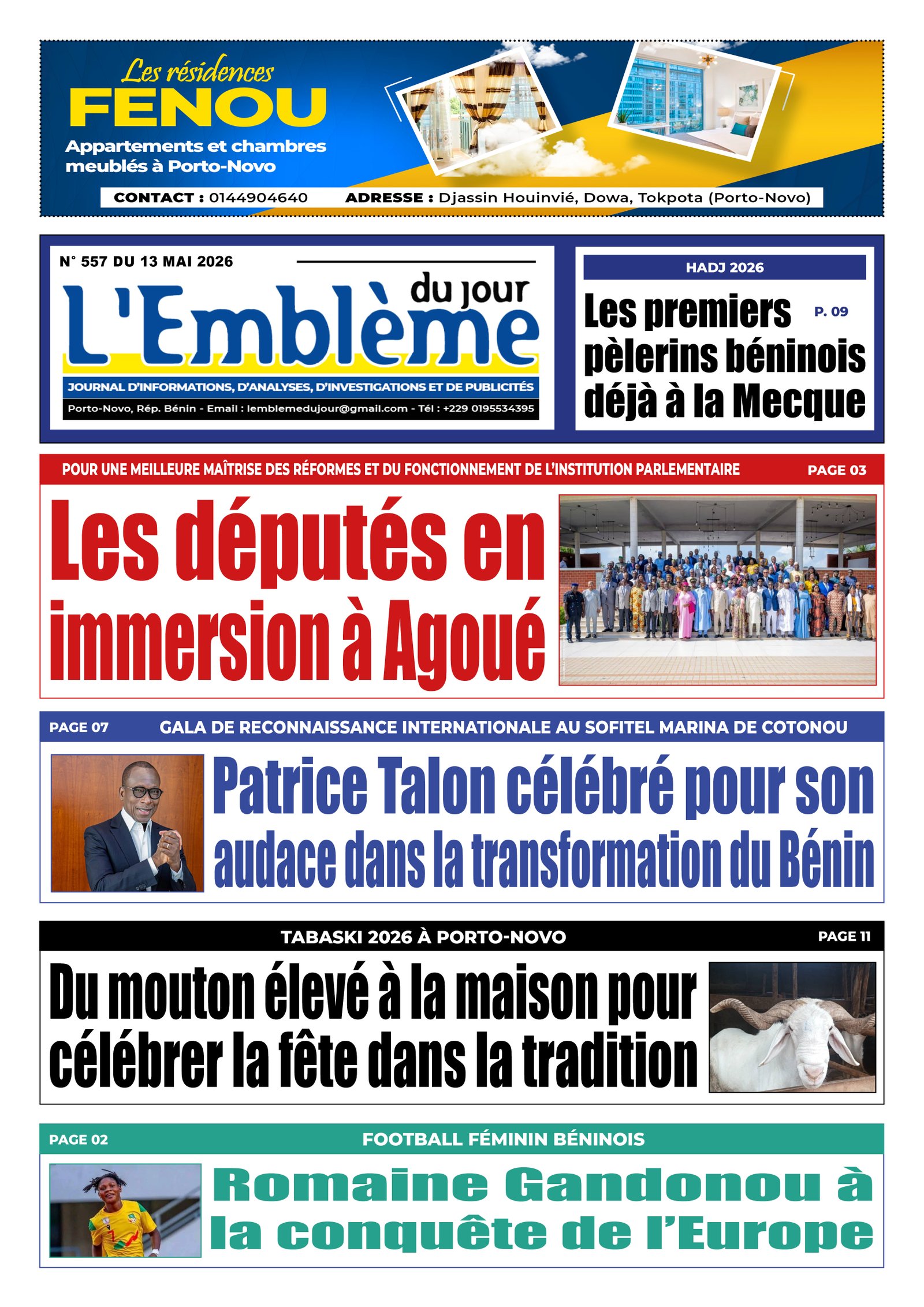 Parution du 13/05/2026
