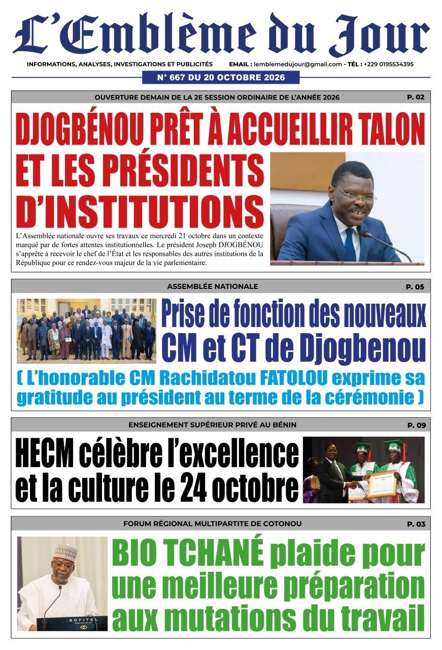 Parution du 20/10/2026